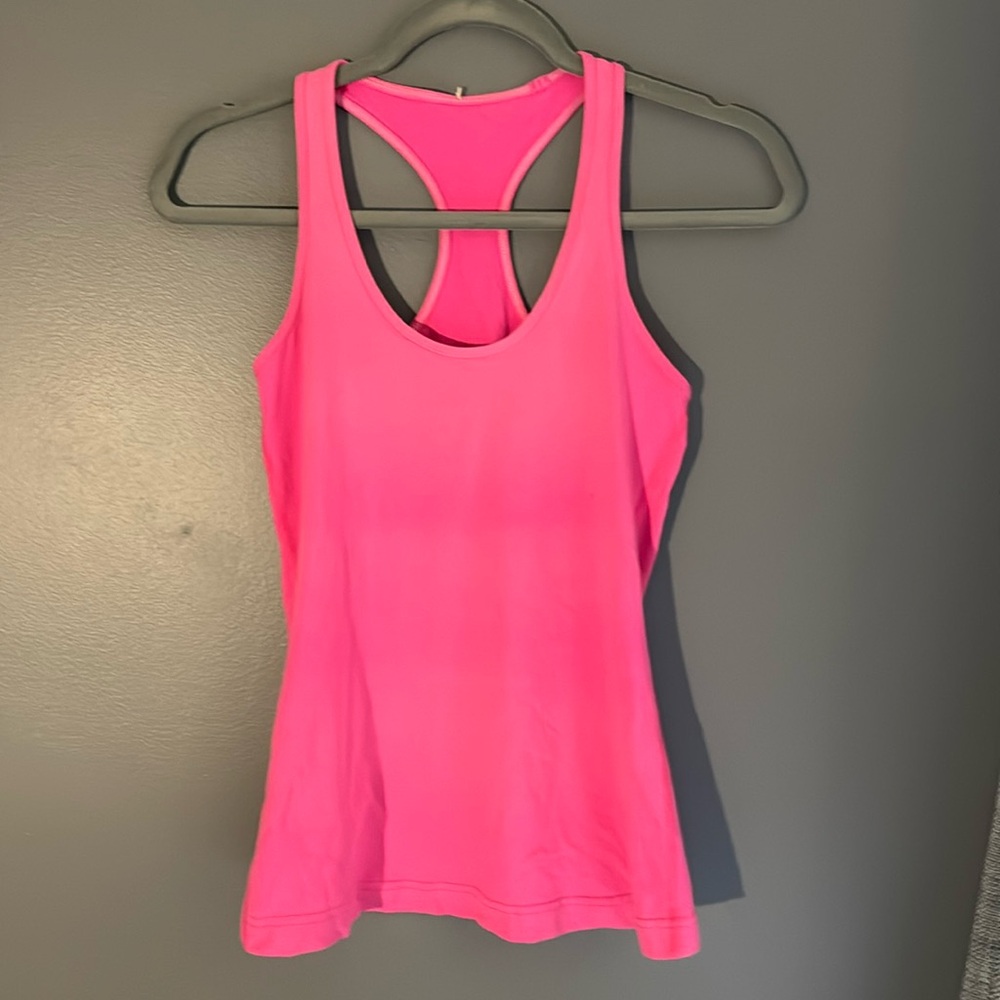 Lululemon Hot Pink Tank Top Size 4